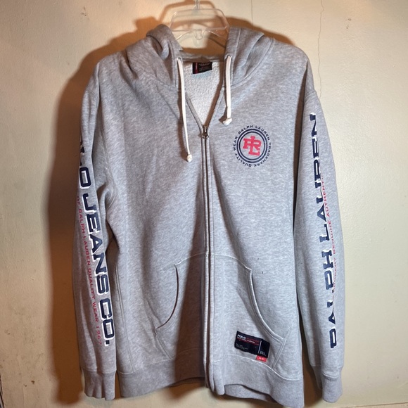 Ralph Lauren Polo Jeans Co. sz M Spell Out Hoodie - Picture 2 of 11
